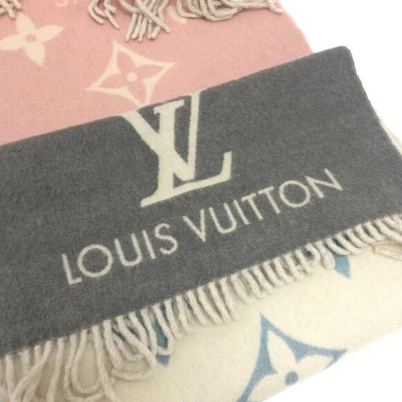 LOUIS VUITTON M70868 charpes-Reykjavik Gradient Scarf Cashmere Multicolore - Picture 4 of 7